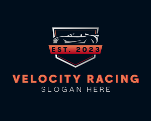 Racing Car Vehicle logo design