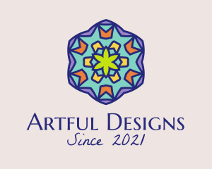 Kaleidoscope Tile Pattern  logo design