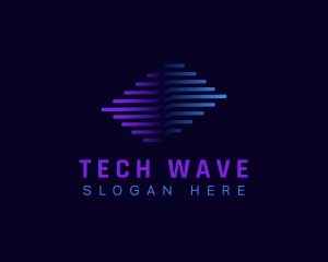 Tech Wave Digital logo design