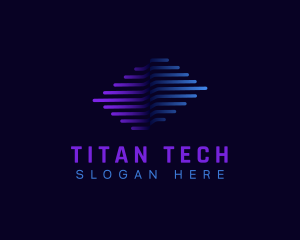 Tech Wave Digital logo design