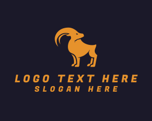 Company - Gold Ram Horn logo design