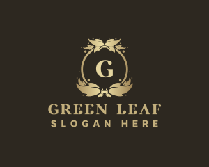 Luxury Leaves Boutique logo design