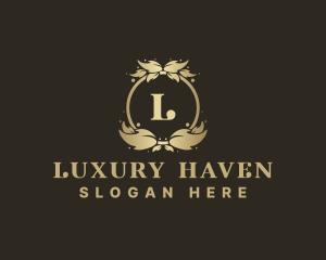 Luxury Leaves Boutique logo design