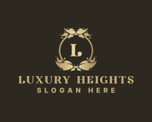 Luxury Leaves Boutique logo design