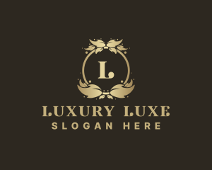 Luxury Leaves Boutique logo design