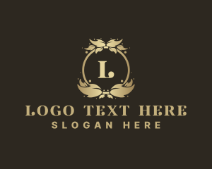 Boutique - Luxury Leaves Boutique logo design