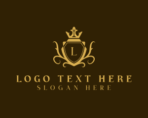 Lettermark - Shield Royal University logo design
