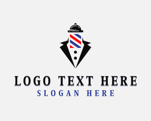 Grooming - Gentleman Tuxedo Barbershop logo design