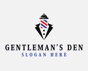 Gentleman Tuxedo Barbershop logo design