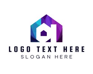 Letter - Modern House Letter A logo design