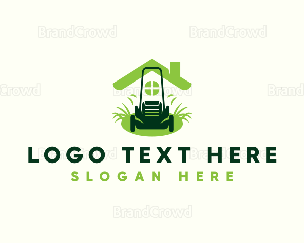 Home Lawn Mower Logo