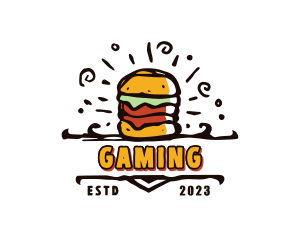 Foodie - Hamburger Food Diner logo design