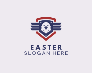 State - USA Eagle Shield logo design