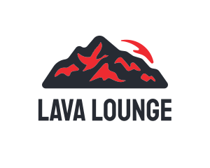 Lava Magma Volcano logo design