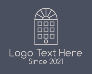 Furniture Shop - Minimalist Arch Door logo design