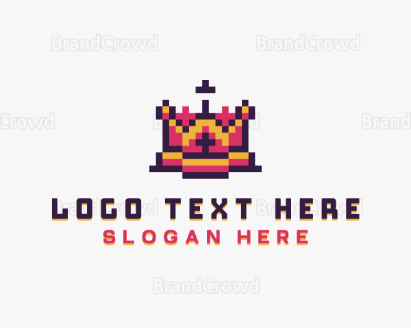 Pixel Royal Crown Logo