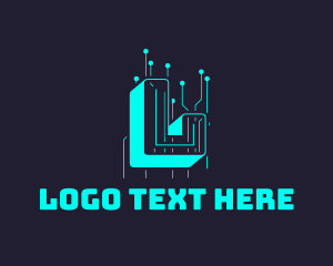 Web - Web Circuit Technology logo design