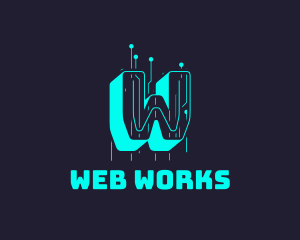 Web - Web Circuit Technology logo design