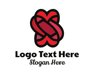 Wedding - Heart Wedding Knot logo design