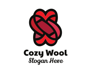 Heart Wedding Knot logo design
