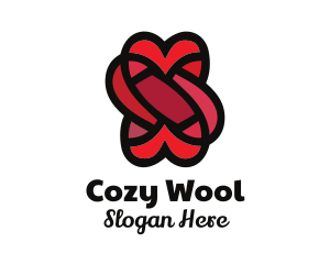 Wool - Heart Wedding Knot logo design