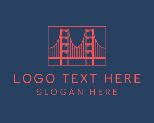 Bridge - Golden Gate Bridge logo design