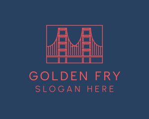 Golden Gate Bridge logo design