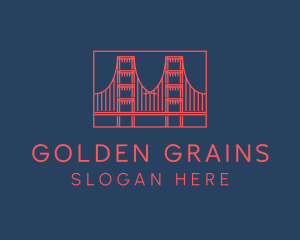 Golden Gate Bridge logo design