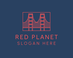 Golden Gate Bridge logo design