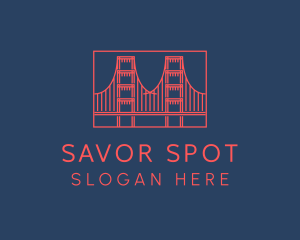 Golden Gate Bridge logo design