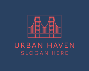 Golden Gate Bridge logo design