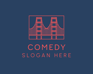 Ca - Golden Gate Bridge logo design