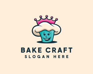 Queen Cupcake Bakery logo design