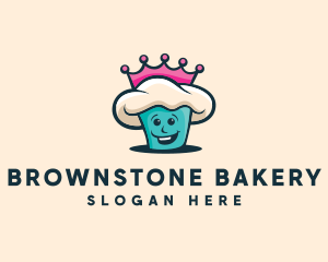 Queen Cupcake Bakery logo design