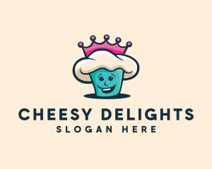 Queen Cupcake Bakery logo design