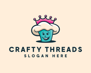 Queen Cupcake Bakery logo design