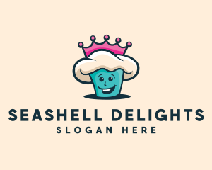 Queen Cupcake Bakery logo design