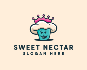 Queen Cupcake Bakery logo design