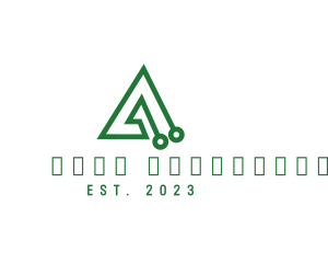 Alphabet - Tech A Outline logo design