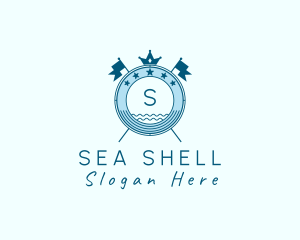 Nautical Sea Resort logo design