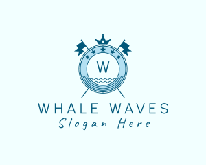 Nautical Sea Resort logo design