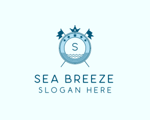 Nautical Sea Resort logo design