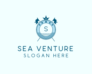 Nautical Sea Resort logo design