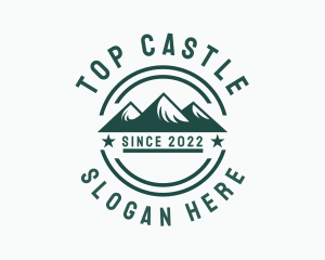 Environmental - Mountain Outdoor Camp logo design