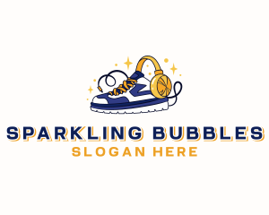 Sparkling - Sparkling Sneaker Headphones logo design