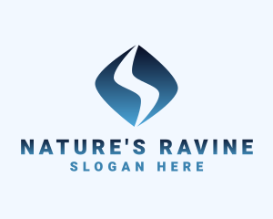 Ravine - Blue Creek River logo design