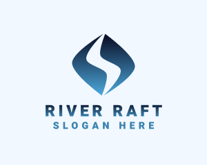 Blue Creek River logo design