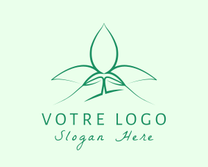 Natural Wellness Seedling Logo