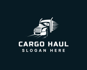 Logistics Cargo Truck logo design