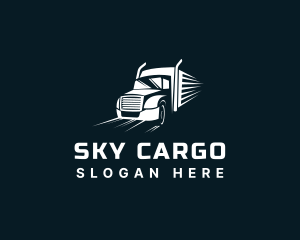 Logistics Cargo Truck logo design